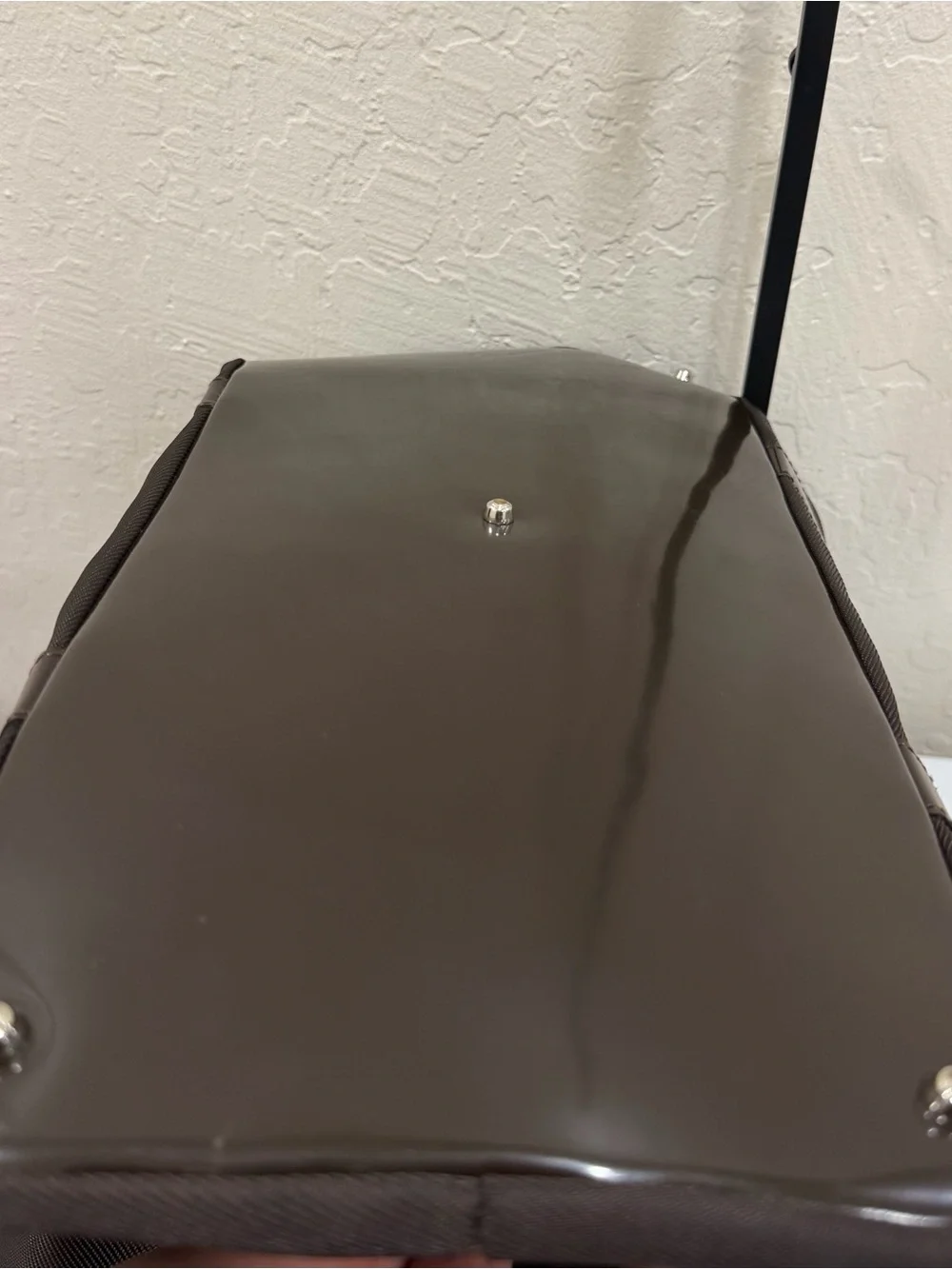 Gucci Black Nylon Tote with Bamboo Top Handles